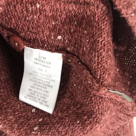 WOOLRICH Grenadine Button Front Cardigan Size Small - Picture 5 of 8